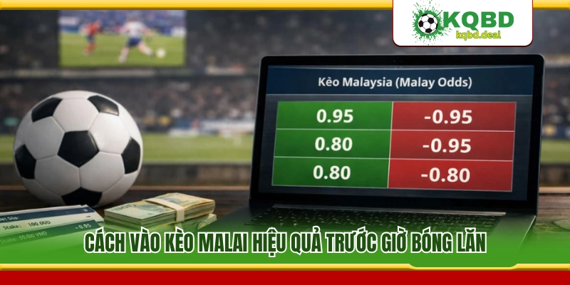 Hướng dẫn cách vào kèo Malai hiệu quả trước giờ bóng lăn